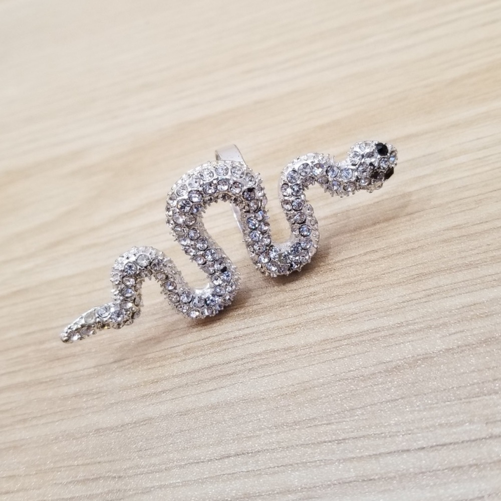Jeweled Snake Ring